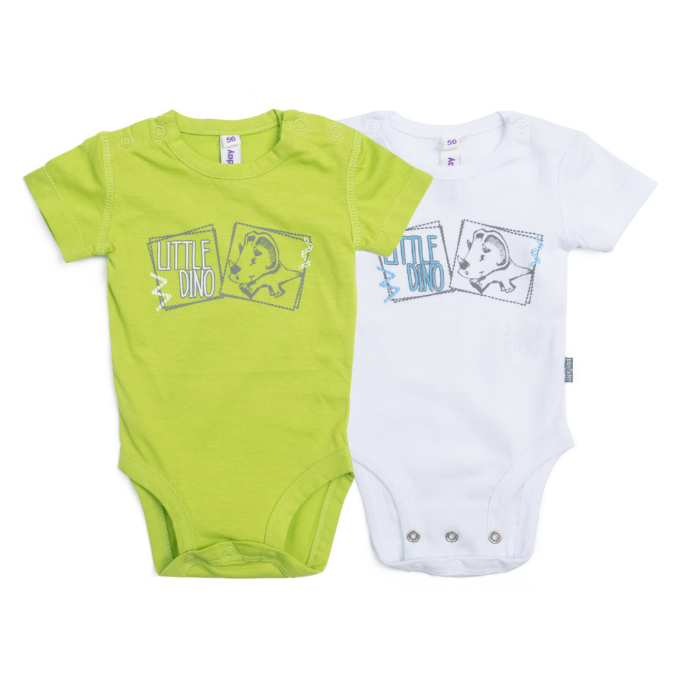 Боди для мальчиков, 2 шт | Маленький динозаврик | PlayToday