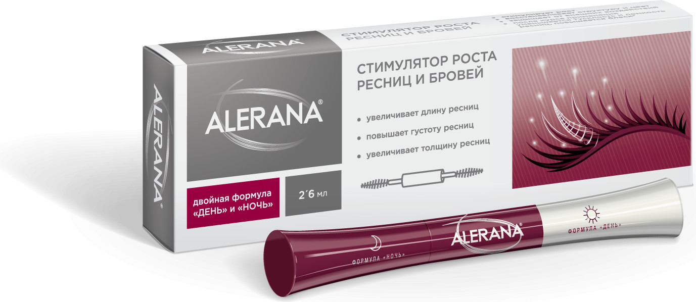 Стимулятор роста ресниц и бровей | ALERANA