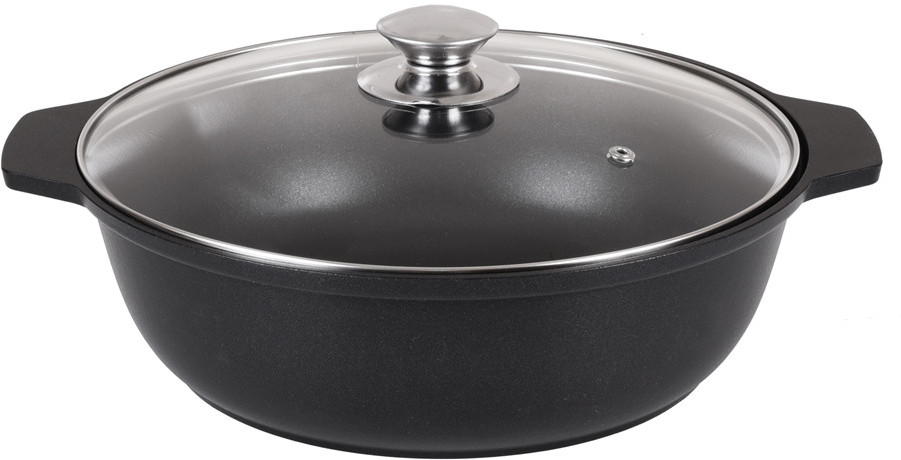 Жаровня литая со стеклянной крышкой | Традиция | Kukmara