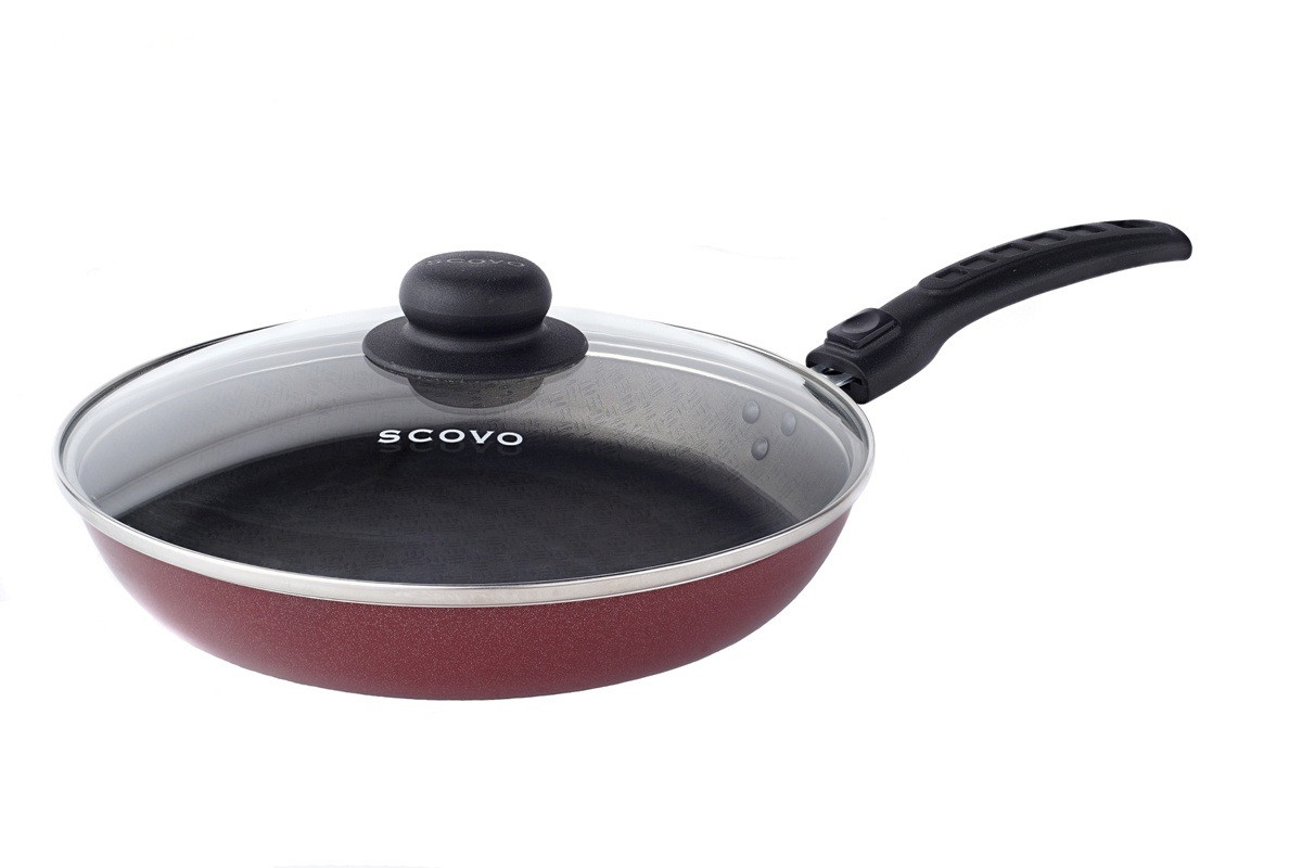 Сковорода со съемной ручкой «Alpha» с крышкой | Alpha | ScovO