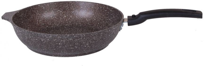 Сковорода литая со съемной ручкой | Мрамор | Kukmara