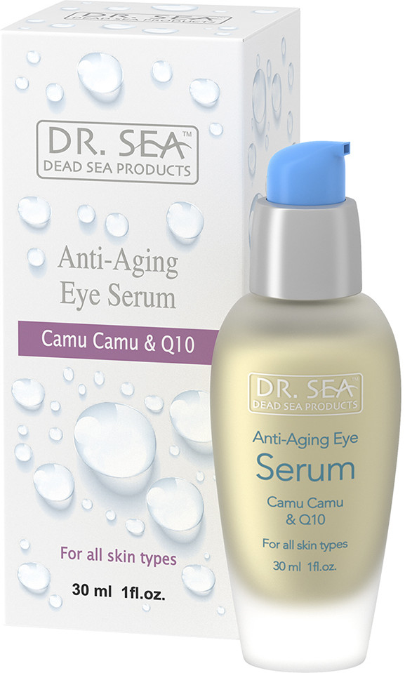 Сыворотка для кожи вокруг глаз антивозрастная с каму-каму и Q10 | Dr. Sea