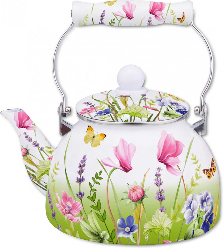 Чайник эмалированный «Примавера» (2,5 л), с керамической ручкой | Примавера | Appetite