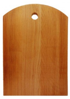 Доска разделочная полубочка (бук, 35x24,5x1,8 см)