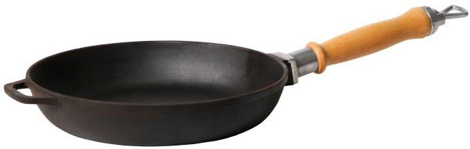 Сковорода чугунная со съемной ручкой | БИОЛ