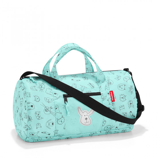 Сумка детская складная «Dufflebag», cats and dogs mint