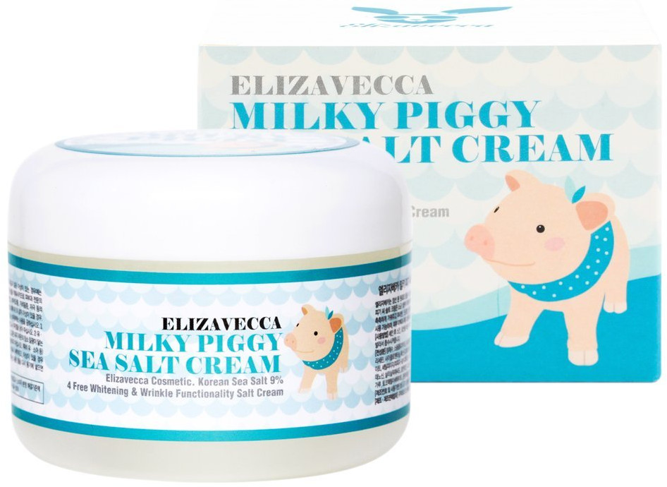 Крем для лицa с морской солью | Milky Piggy | Elizavecca