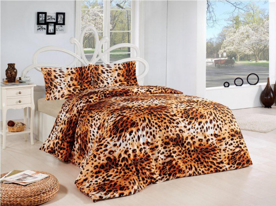 Комплект постельного белья «Leopar» (1,5-спальный, ранфорс, 1 наволочка 50x70)