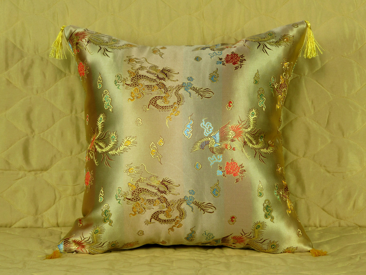 Наволочка декоративная «Китайские мотивы» (арт. TZJ4545-12, 45х45 см, жаккард) | Китайские мотивы | Tango