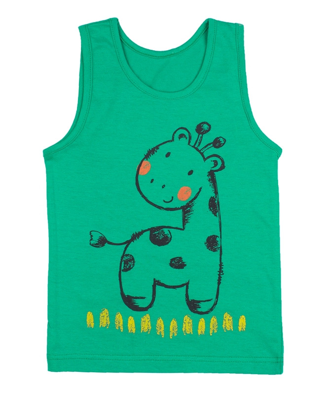 Майка для мальчиков | Африканские зверушки | Апрель