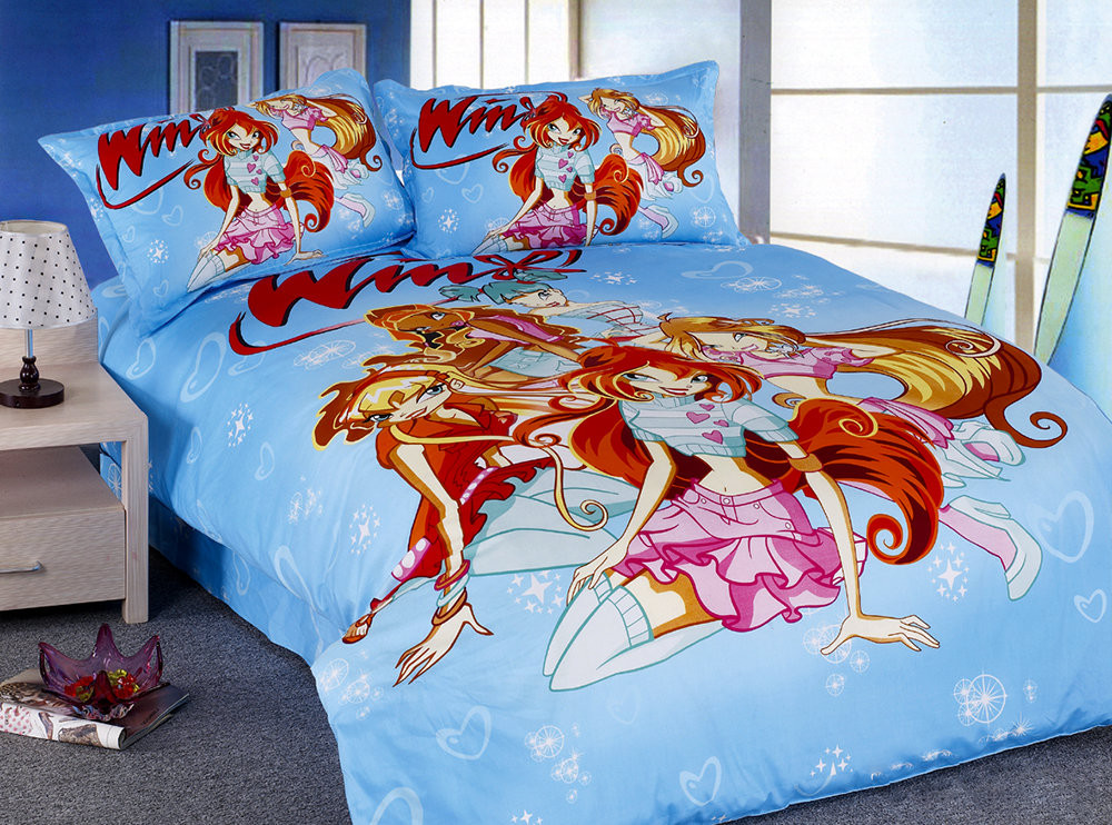 Комплект постельного белья детский (арт. СВ10-04, 1,5-спальный, сатин, 1 наволочка 50х70) | Camomilla