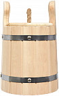 Кадка из липы для воды и заготовки солений (3 л) с крышкой и гнётом