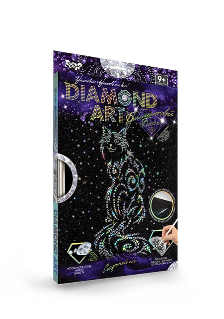 Набор для создания мозаики «Кошка» | Diamond | Danko Toys