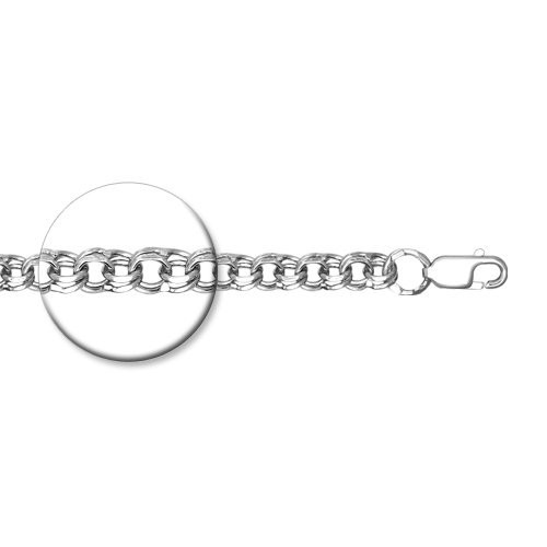 Браслет из серебра с алмазной гранью | SOKOLOV