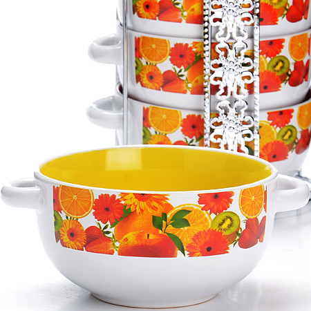 Набор супниц на подставке (5 предметов, 540 мл) | Mayer & Boch