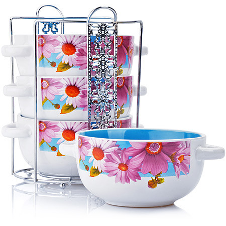 Набор супниц на подставке (5 предметов, 540 мл) | Mayer & Boch