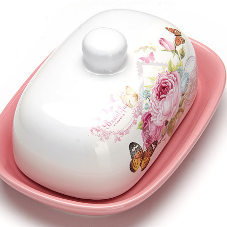 Масленка с крышкой «Батерфляй» | Батерфляй | Loraine