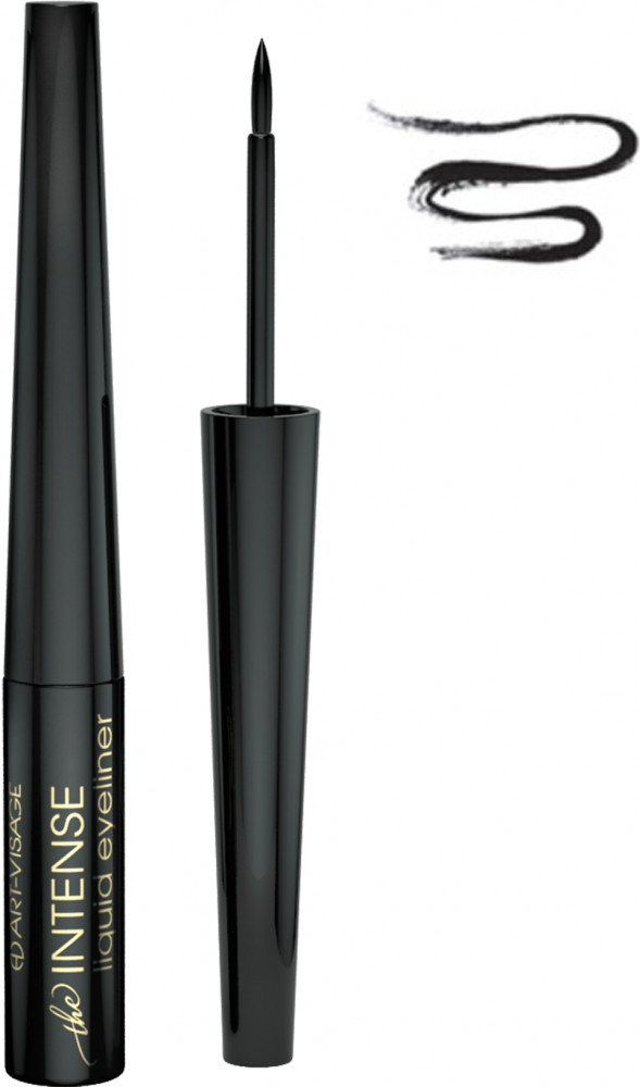 Подводка для глаз жидкая «The Intense Liquid Eyeliner», оттенок Чёрный | Art-Visage