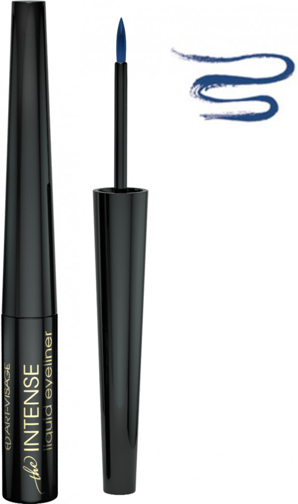 Подводка для глаз жидкая «The Intense Liquid Eyeliner», оттенок Синий с перламутром | Art-Visage