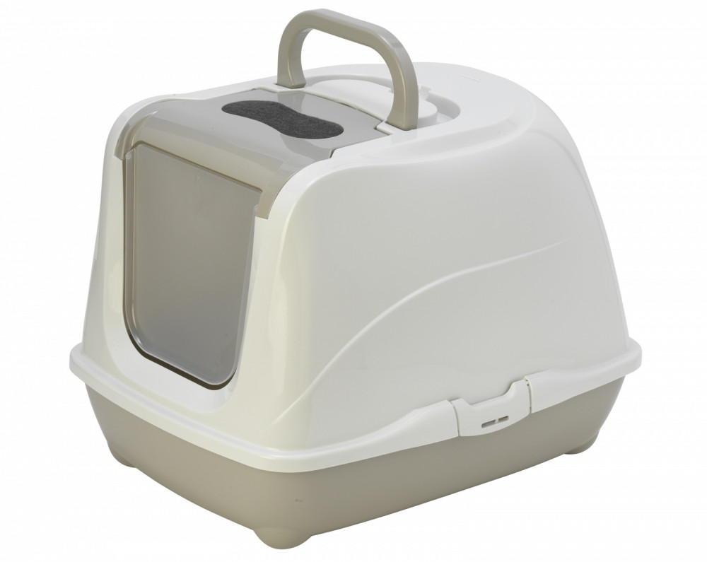 Туалет-домик «Jumbo» с угольным фильтром, теплый серый | Moderna