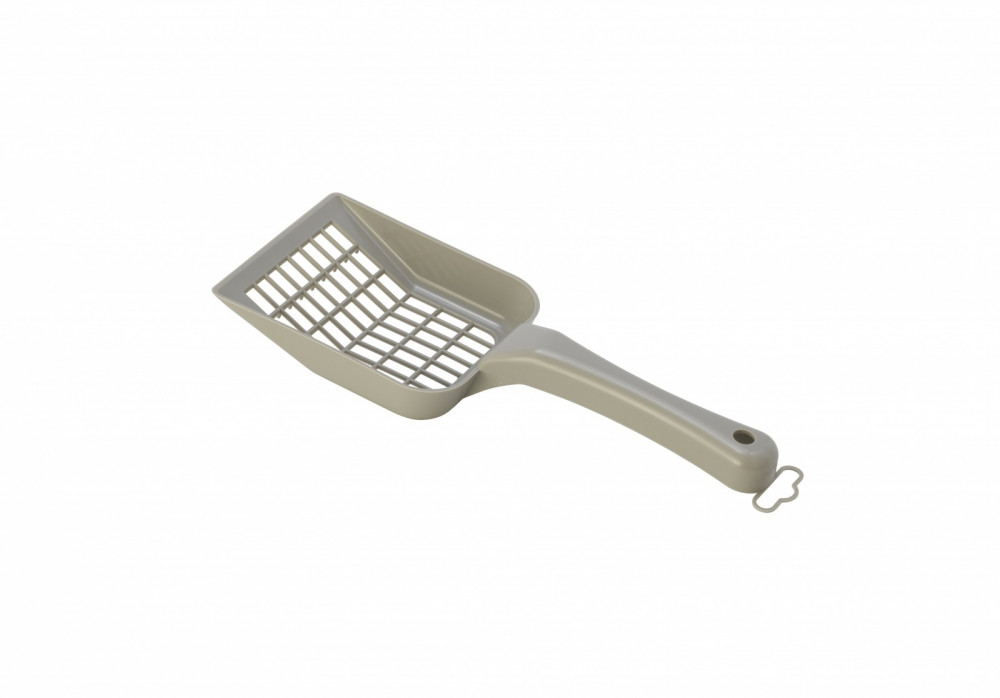 Совок для уборки кошачьего туалета, теплый серый | Moderna