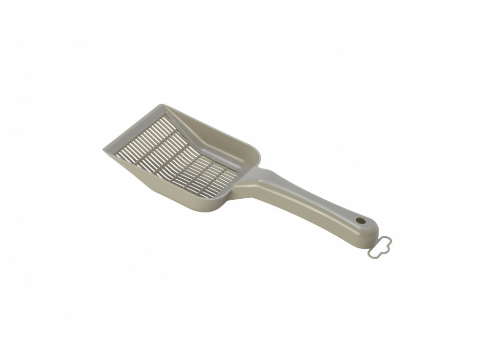 Совок для мелкого наполнителя, теплый серый | Moderna