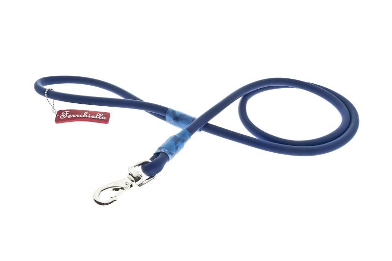 Поводок для собак (1х120 см, латекс), синий | Ferribiella