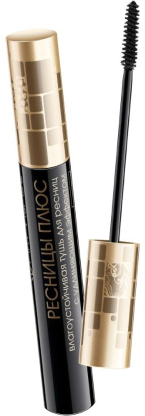 Тушь для ресниц «Ресницы плюс» влагоустойчивая с удлиняющим эффектом, оттенок Черный | Black Collection | Art-Visage