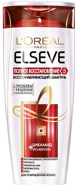 Шампунь восстанавливающий «Полное восстановление 5» | Elseve