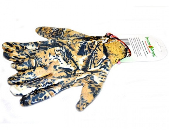 Перчатки садовые «Леопардовые» (размер XL) | Русский Огород