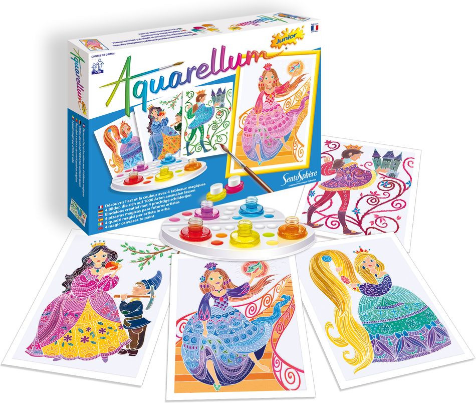 Акварельная раскраска «Сказки братьев Гримм» | SentoSphere