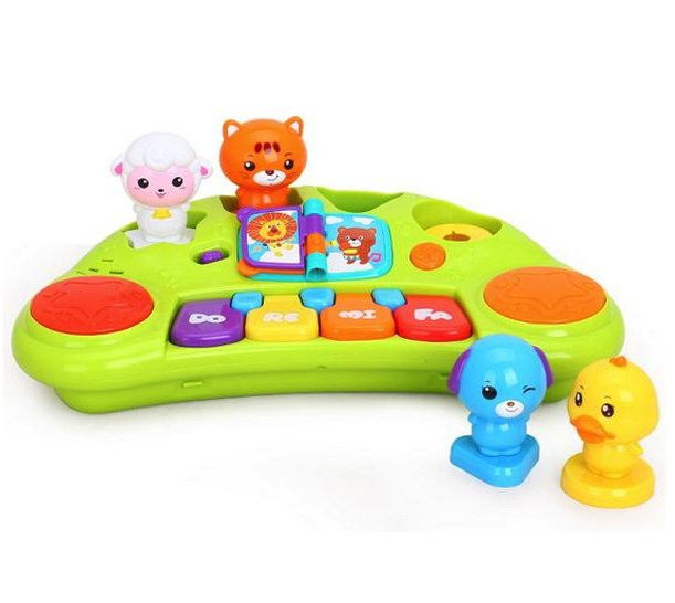 Игрушка «Пианино со зверятами» | Huile Toys