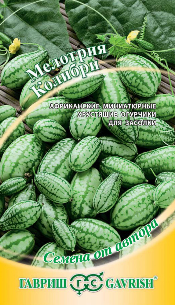 Семена. Мелотрия «Колибри» (мини-арбуз), 20 шт | Семена от автора | Гавриш