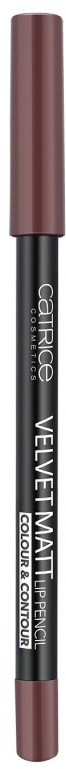 Карандаш для губ «Velvet Matt Lip Pencil», тон 080 Mauve In The Brown Direction | Catrice