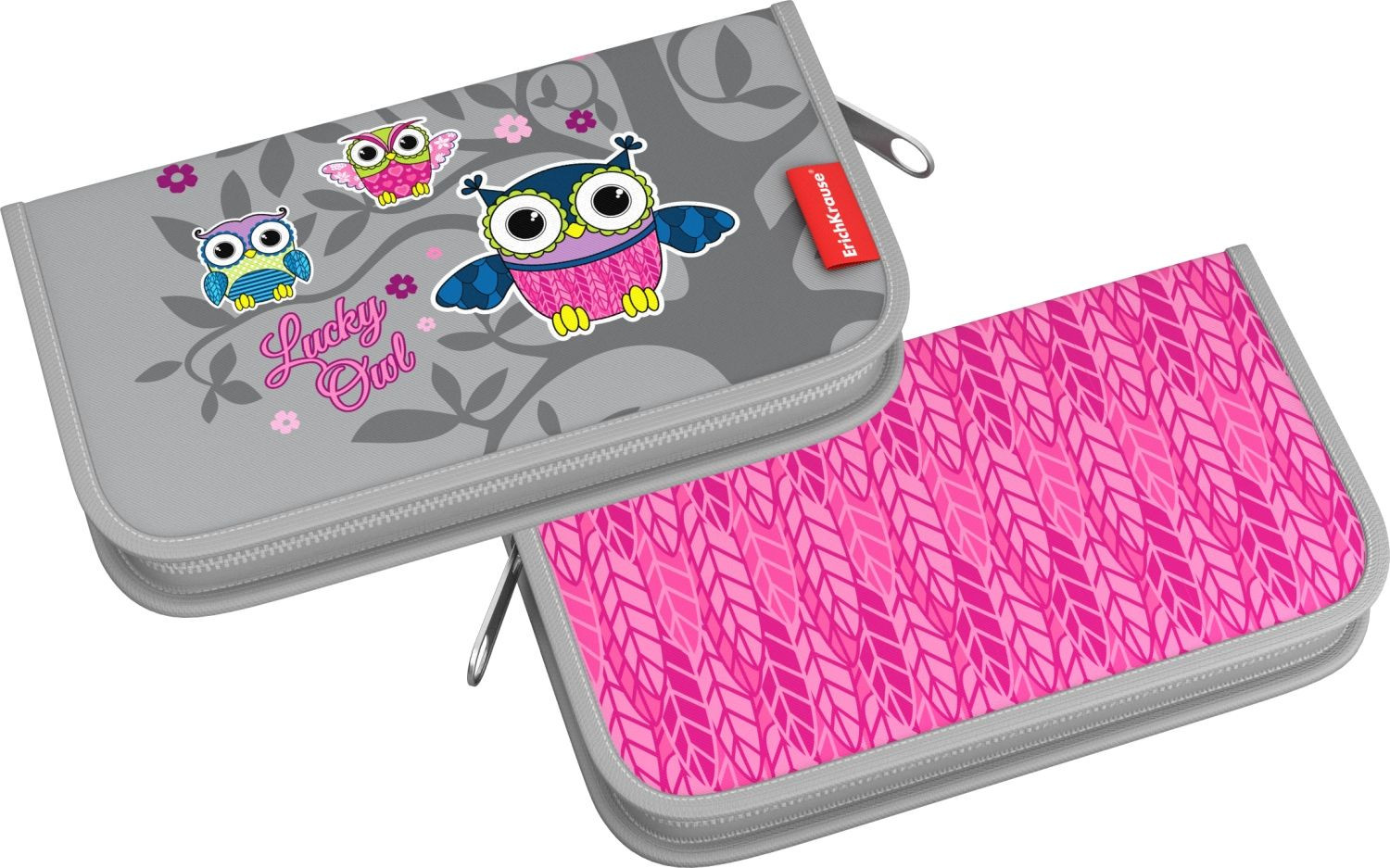 Пенал-книжка с наполнением | Lucky Owl | Erich Krause