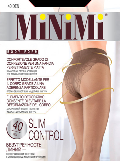 Колготки с утяжкой-трусиками «Slim Control 40» (daino, 40 Den)