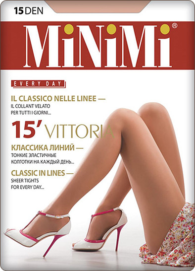 Колготки с шортиками «Vittoria 15» (caramello, 15 DEN)