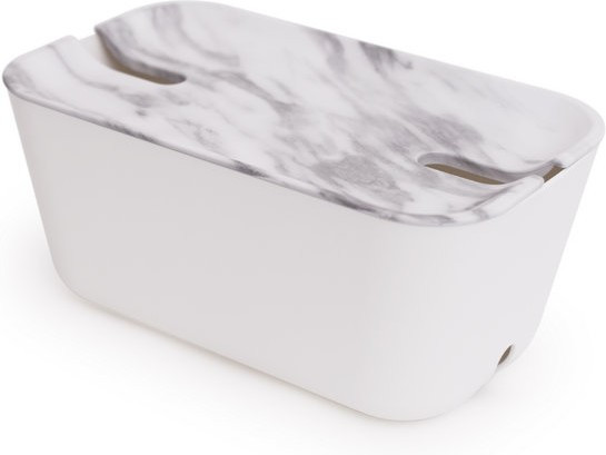 Органайзер для проводов «Hideaway M Marble», белый