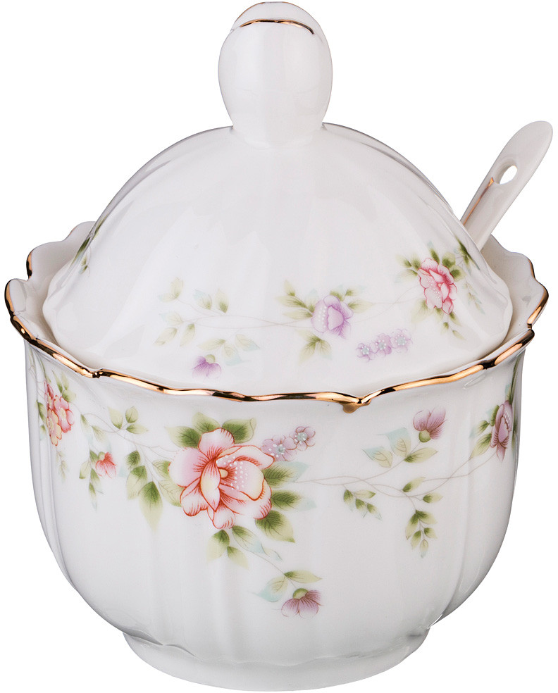 Сахарница с ложкой (250 мл) | Екатерина | Lefard