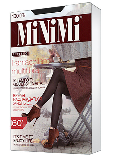Леггинсы из микрофибры «Pantacollant Multifibra 160» (nero, 160 DEN)