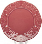 Тарелка (диаметр 23 см), цвет розовый