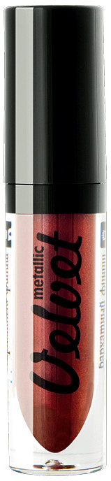 Помада для губ жидкая «Metallic Velvet», тон 03 Missing You | RELOUIS