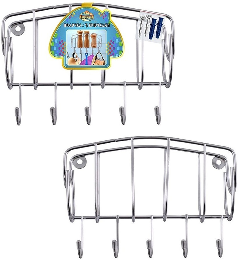 Полка с крючками | Мультидом Трейдинг