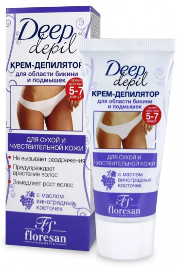 Крем-депилятор для области бикини и подмышек деликатный