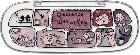 Палетка теней для век «In love with rose», оттенок 02 & happily ever after