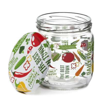 Банка с крышкой «Спелые овощи»