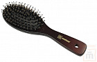 Расческа массажная деревянная с натуральной щетиной и пластиковыми зубьями
