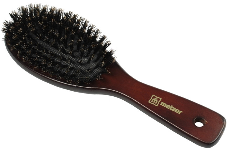 Расческа массажная деревянная с натуральной щетиной | WB | Meizer