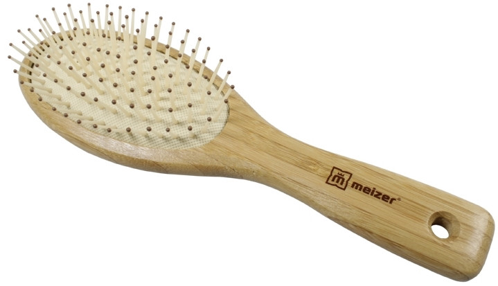 Расческа массажная деревянная с пластиковыми зубьями | WB | Meizer