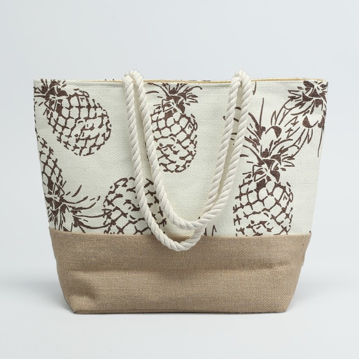 Сумка текстильная «Ананасы»